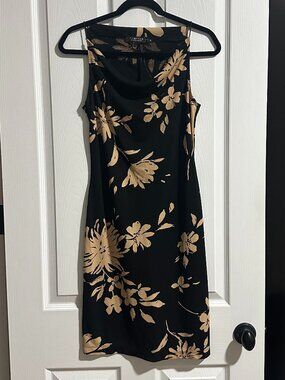 Y2K Rampage Black and Tan Knee length Dress - Size M
